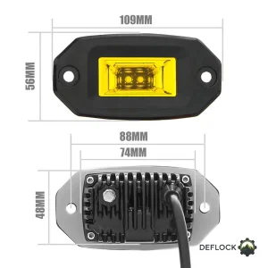 خرید و قیمت پروژکتور DK20W داخل سپری زرد (جفت)