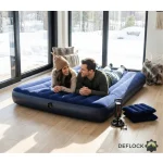 خرید و قیمت تشک بادی طبی دو نفره با پمپ و بالش اینتکس Intex 64765