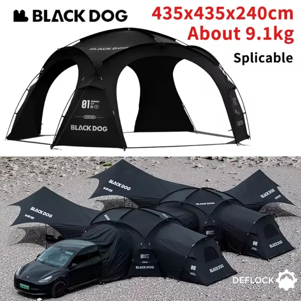 خرید و قیمت تارپ سایه بان گنبدی بلک داگ CBD2550WS010 Blackdog